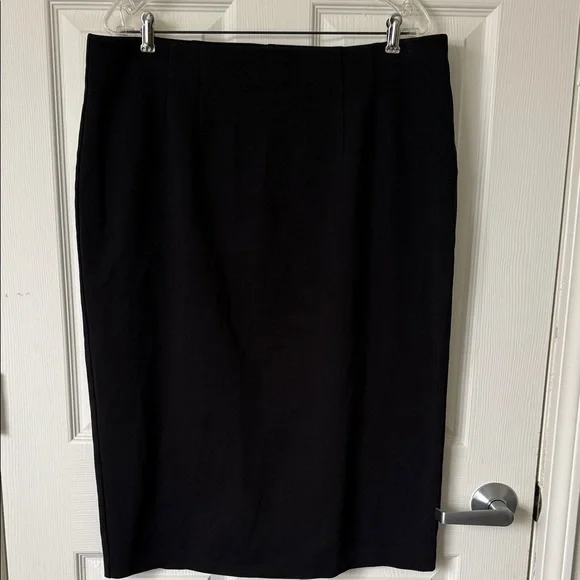 Eileen Fisher Elegant Black Pencil Skirt - Picture 1 of 8